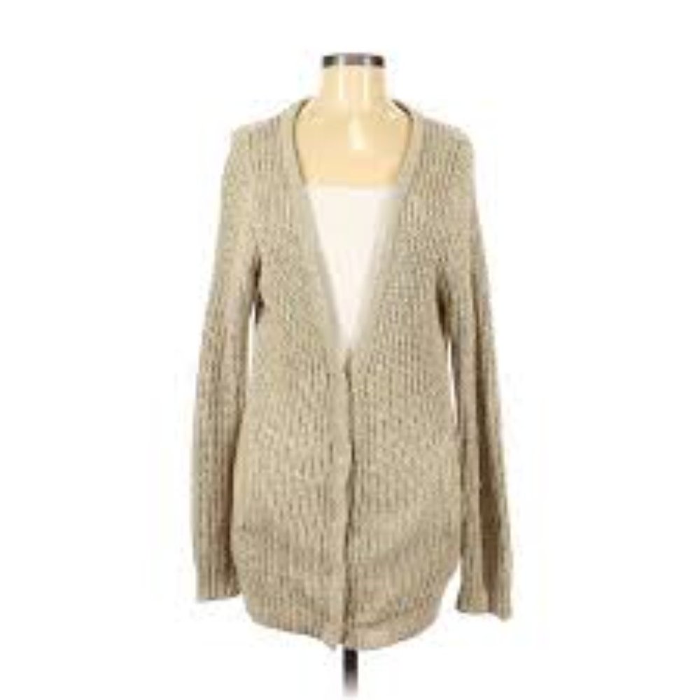 Urban outfitters sparkle and fade beige cardigan Size Small